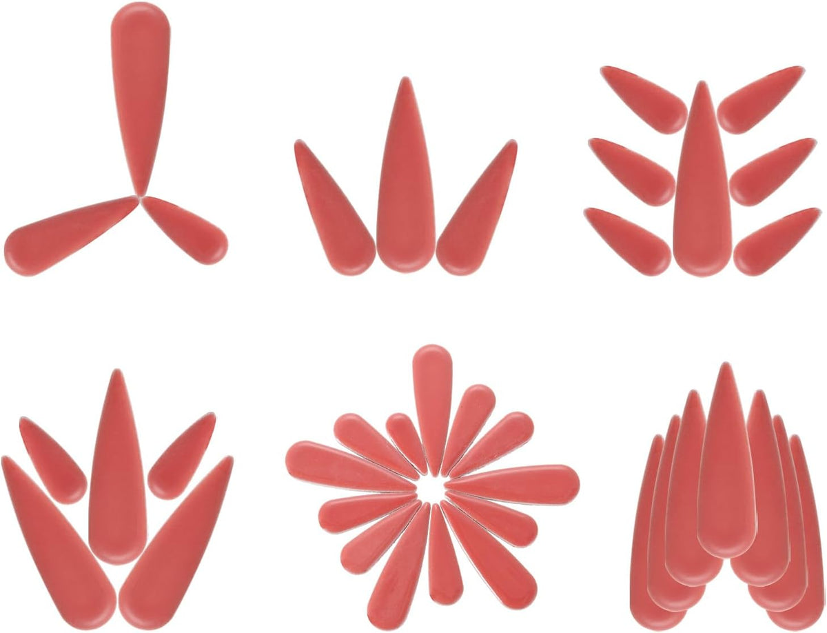 Petal Mosaic Tiles 100g Tear Drop Porcelain Pink