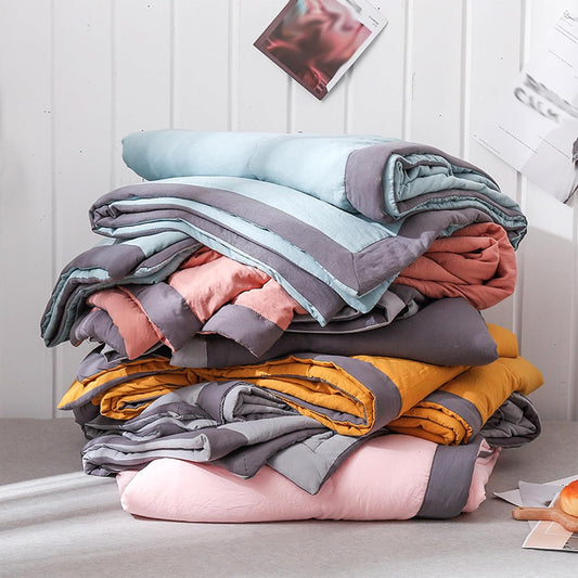 Ice Blanket for All-Season Lightweight Cooler Quilt for Hot Sleepers and Night Sweats Breathable Thin Comforter Cooling Double Sided Cold Effect Throw Blanket Bed (Pink,39''*55.12'')