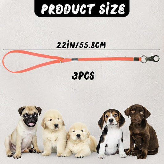 3 Pcs Pet Grooming Loop for Dogs Dog Grooming Supplies Adjustable Fixed Dog Cat Safety Rope Nylon Restraint Noose for Pet Groomings Table and Dogs Groomings Arm