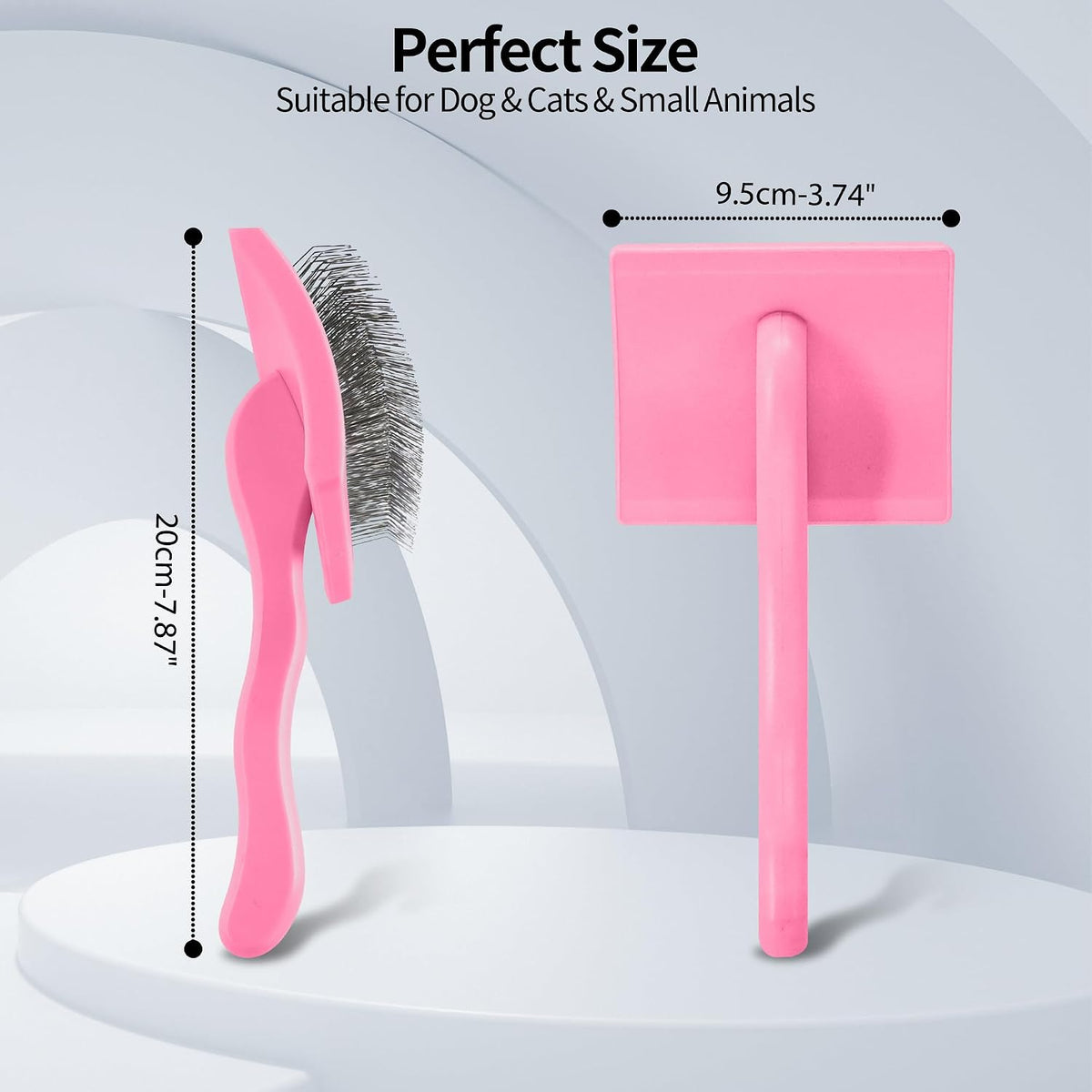 Pet Slicker Brush for Long Short Hair Detangling Tool for Dogs Cats