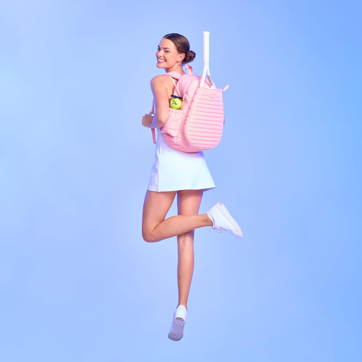 Ame & Lulu Game On Tennis Backpack - Contains Padded & Adjustable Straps - Two Exterior Water Bottle Pockets
