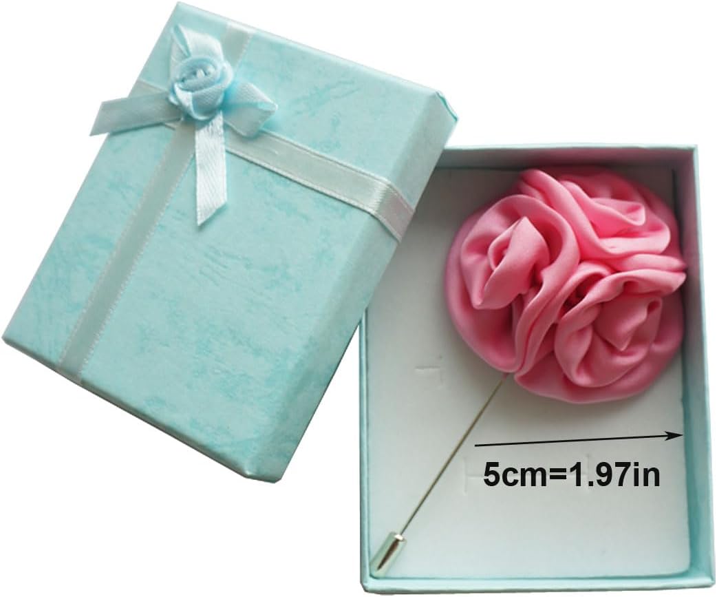 Men's Rose Floral Lapel Stick Boutonniere