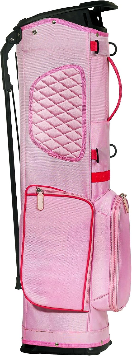 April Golf Stand Bag – Lightweight 14-Way Divider Bag with Dual Straps & Pockets – Durable & Stylish