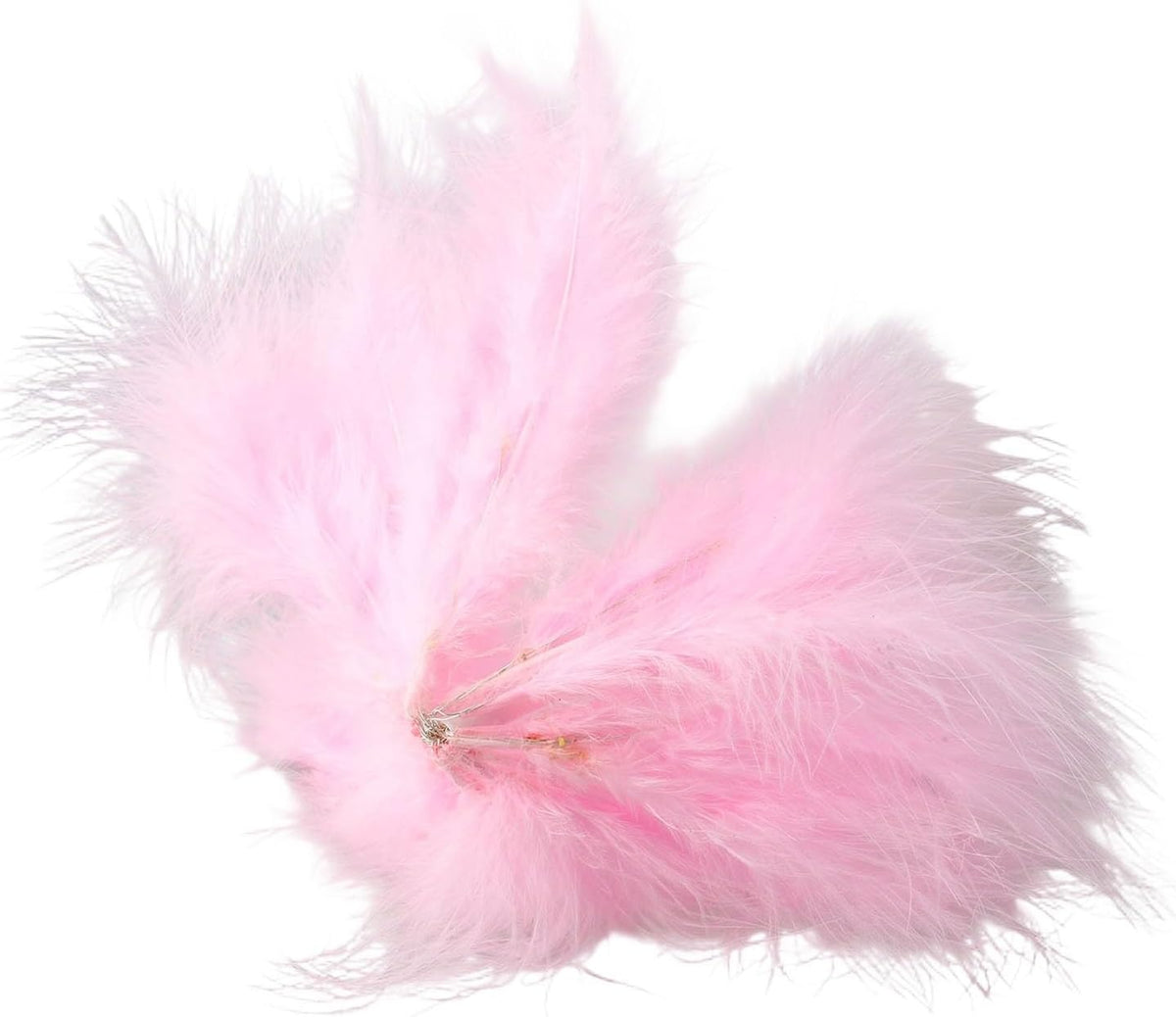 Feather Table Lamp with Plush Shade for Bedroom Bedside, Decorative Night Light for Girls, Wedding and Living Room Decor(pink)