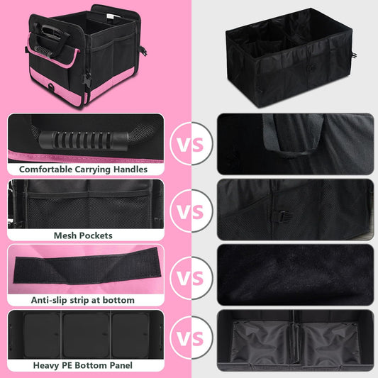 Foldable Trunk Organizer for Car SUV Truck 95L Large Capacity