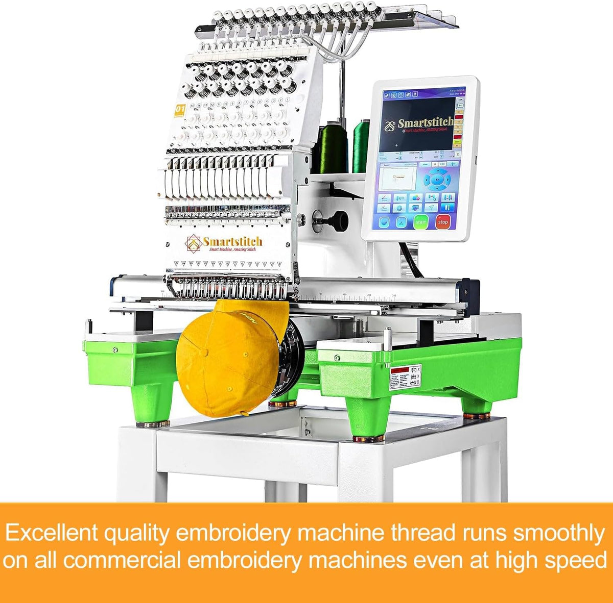 Huge Spool Embroidery Machine Thread -Peach Fits Janome Color
