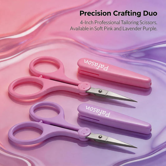 Small Travel Sewing Craft Scissors Set Straight Precision Fine Tip