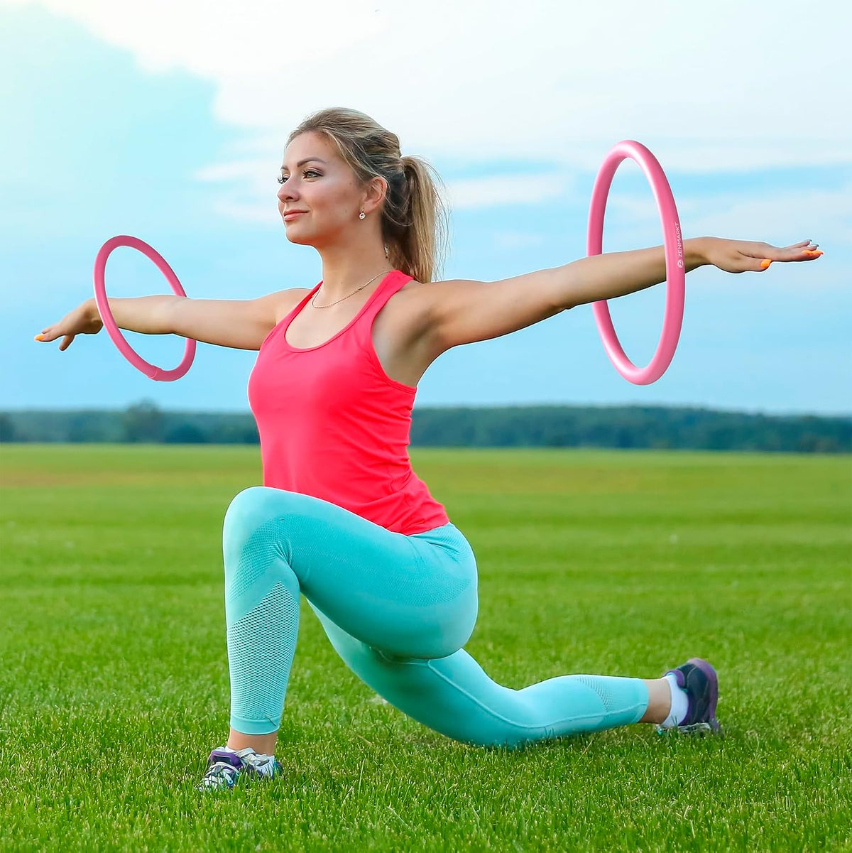 Weighted Fitness Hoop for Arm and Shoulder Workouts
