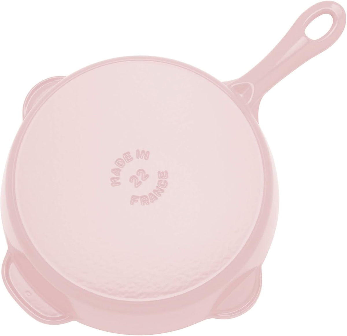 Cast Iron 8.5-inch Traditional Deep Skillet - Peony Pink