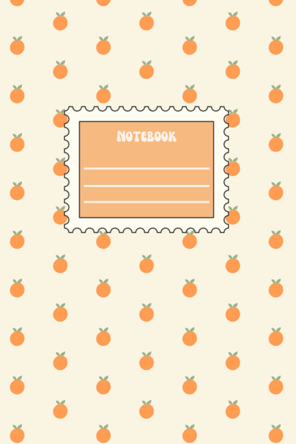 Notebook: Cute Peach Pastel Journal Notebook, Kawaii Peach Composition Notebook, Cute Stationary, Peach Diary, Blank Lined