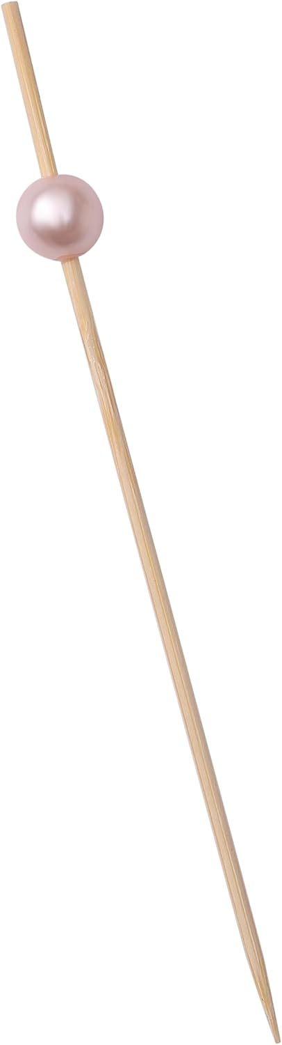 Cocktail Picks for Appetizers, Toothpicks for Appetizers, 200PCS Cocktail Toothpicks for Drinks Fruit, Decorative Bamboo Skewers for Appetizer Food Sticks