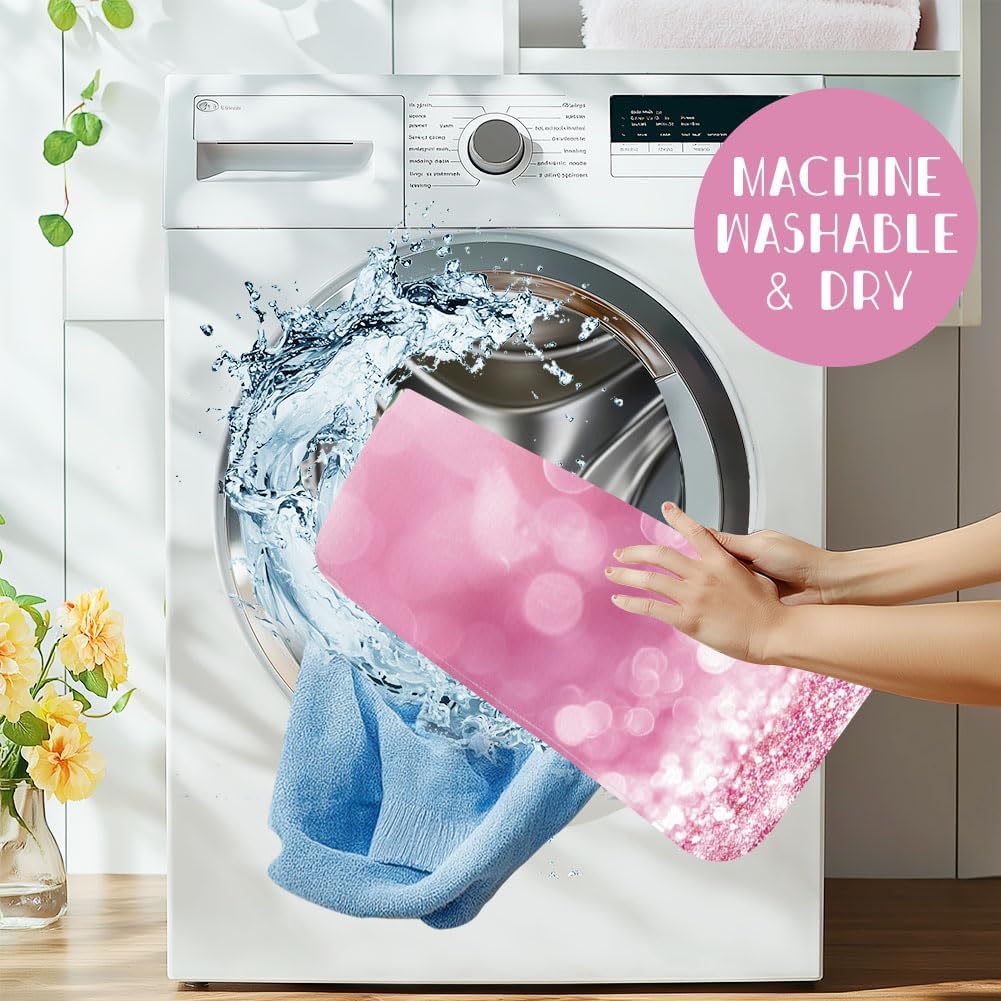 Dish Drying Mats Light Purple Absorbent Drying Mat Quick Dry Dish Drainer Mats for Kitchen Countertop Large Dish Mats for Faucet Sink Refrigerator