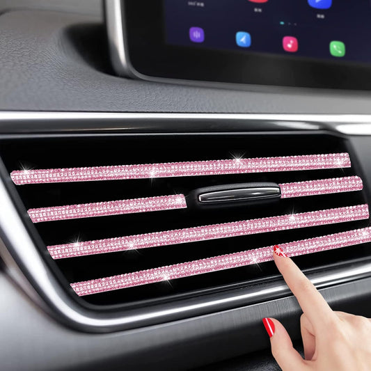 Bling Car Accessories for Women Bling Air Vent Outlet Trim Strip