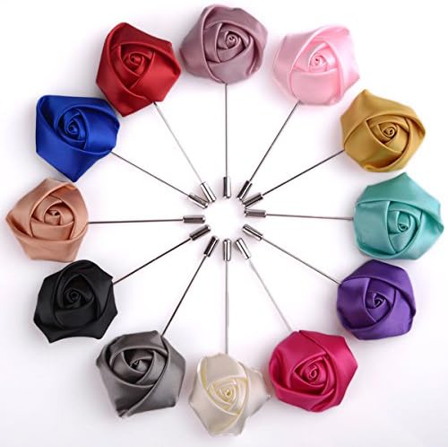 Gentleman's Essentials Premium Handmade Flower Lapel Pin Boutonniere