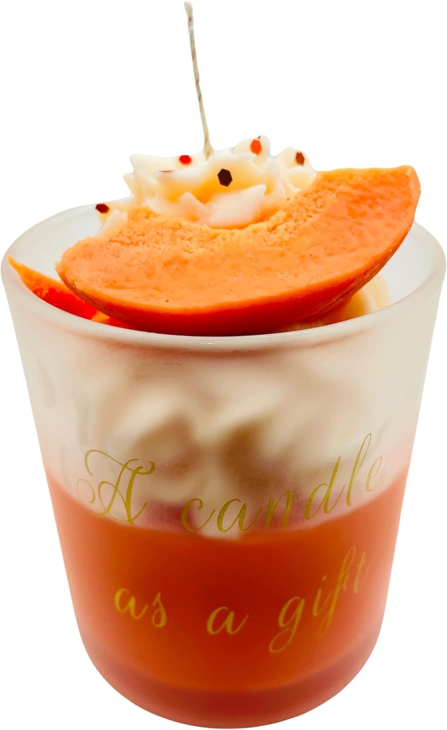 Jar candles, Aromatherapy Candles, Handmade, Strong Candles for Home 10 oz 50-60 Hour Burn, All Natural Soy, Non Toxic (Peaches and Cream)