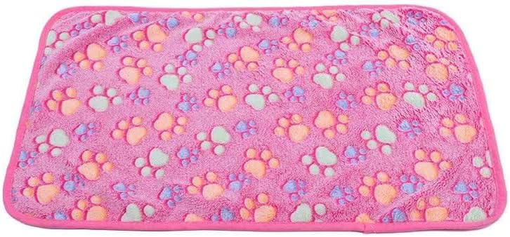 Pet Blanket for Small Cats & Dogs Thick Sleep Mat, Pet Dog Cat Puppy Kitten Soft Blanket Doggy (S, Pink)