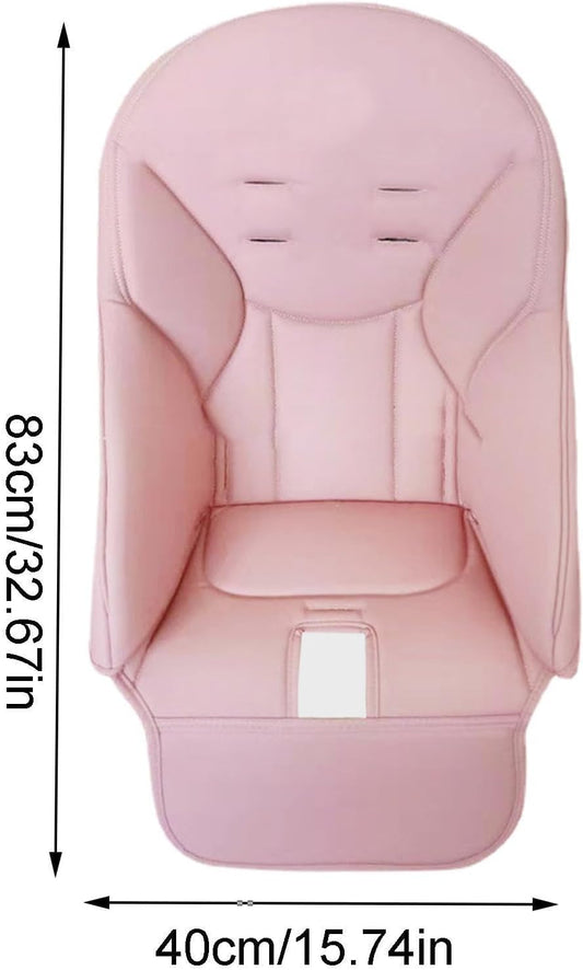 Baoneo High Chair Cushion, Baby Dining Chair Seat Cover, Seat Cushion Breathable Pad, Foldable Baby Highchair Cover, Protects from Spills and Crumbs for Kosmic Jane, Siesta Zero3 (Pink)