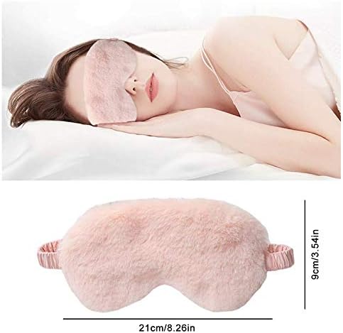 2-Pack, Plush Eye Mask Soft Sleeping Mask Blindfold Eye Cover