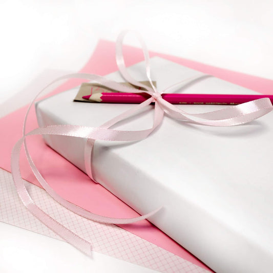 Pale Pink Ribbon 1/4 Inches 36 Yards Satin Roll Perfect for Easter, Scrapbooking, Art, Wedding, Wreath, Baby Shower, Packing Birthday Balloons Hair Wrapping Christmas