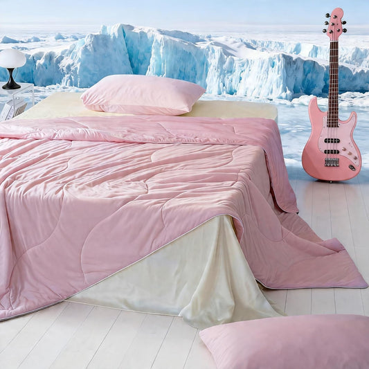 Cooling Comforter Queen Size, Blanket with Cooling Pillowcases