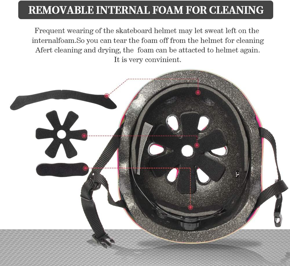 Skateboard Helmet Impact Resistance Ventilation for Youth & Adults