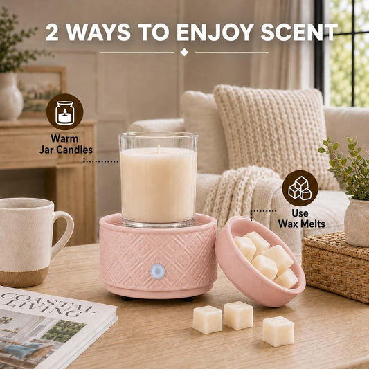 Ceramic Wax Melt Warmer for Scented Wax Melts 3-in-1 Electric