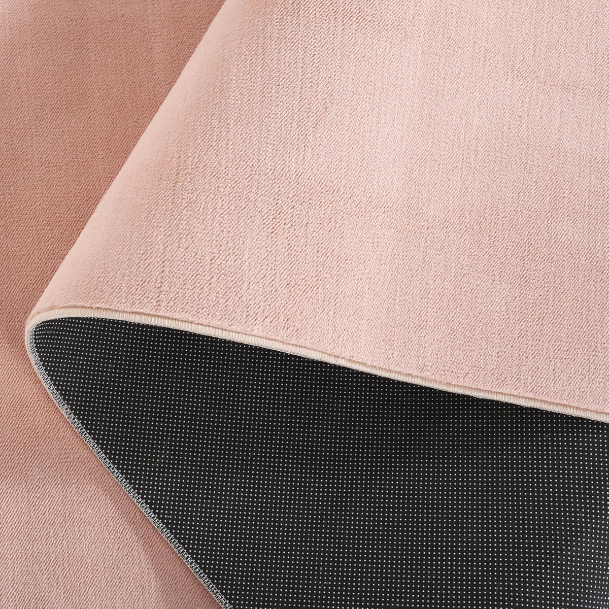 Washable Rug Loft Collection - 4' x 6', Peach, Slip Resistant & Easy Cleaning, Ideal for Living Room, Bedroom, Home Office, Nursery, Kids Playroom, Dining Space (LFT315C)