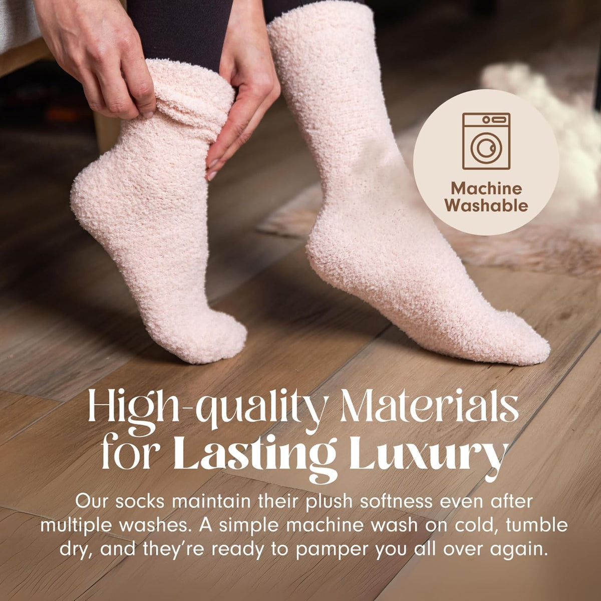 Gifts Warm & Cozy Ultra-Luxe Cloud Fuzzy Socks, Gifts for Women