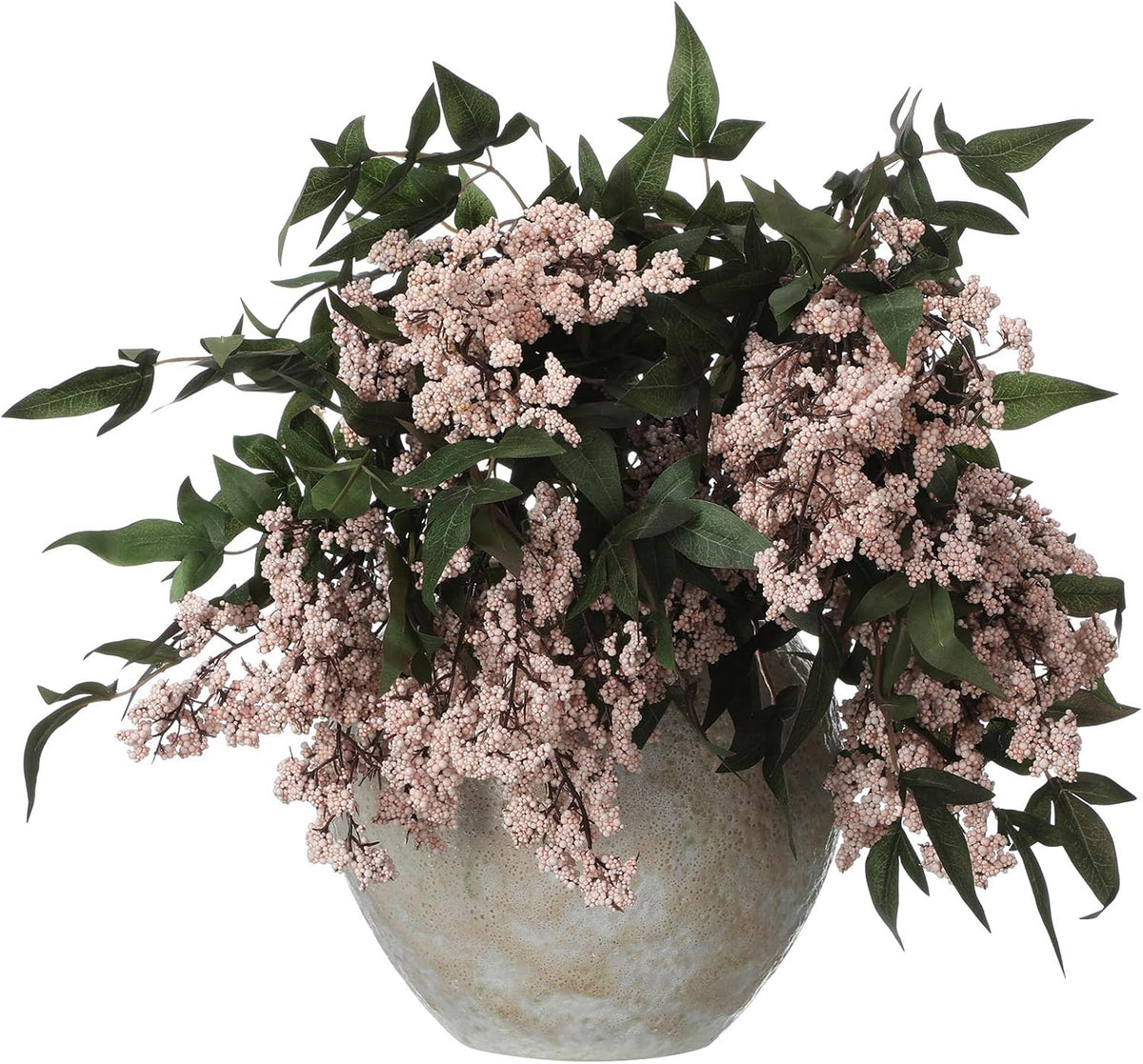 3 Pcs Fall Faux Berry Stem for Vase 35'' Pink Realistic Sedum Stem