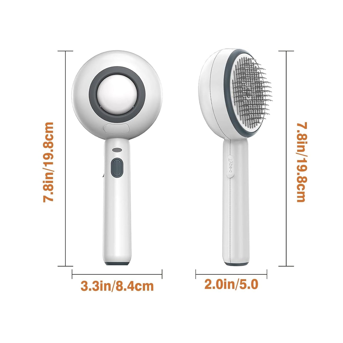 Cat Steam Brush, 3 in 1 Comb for Shedding, One-Click Hair Removal Brush with Steam, 2025 New Spray Pet Grooming Brushes for Dogs and Cats, Self Cleaning, IPX7 Waterproof (Pink)