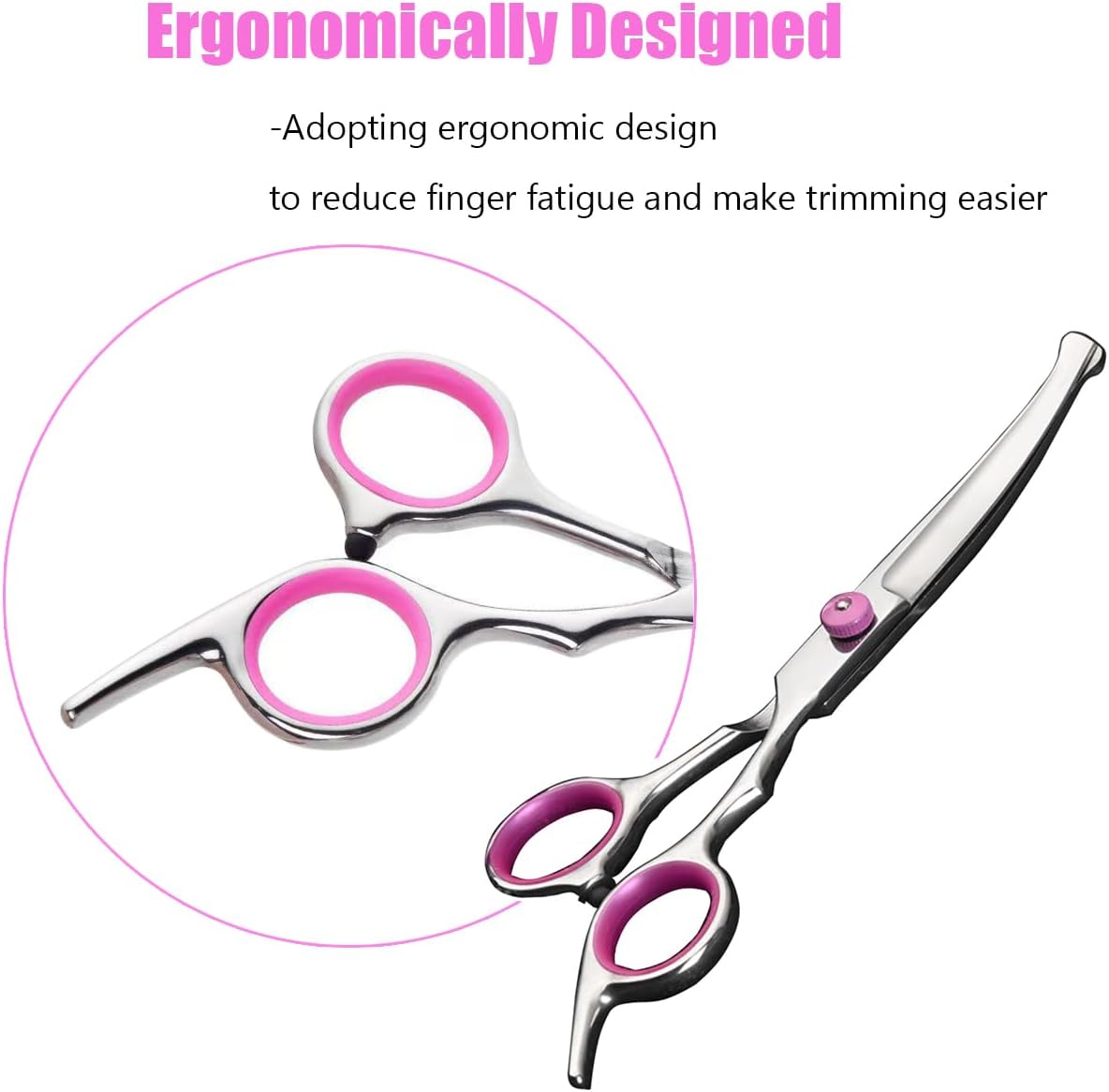 Dog Grooming Scissors, Stainless Steel Pet Grooming Scissors