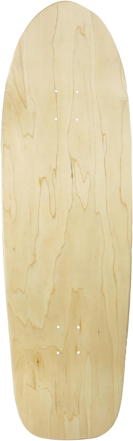 Moose Old School Skateboard Deck Blank Retro 80's 10" x 33" Full Shape with Black Griptape Sheet