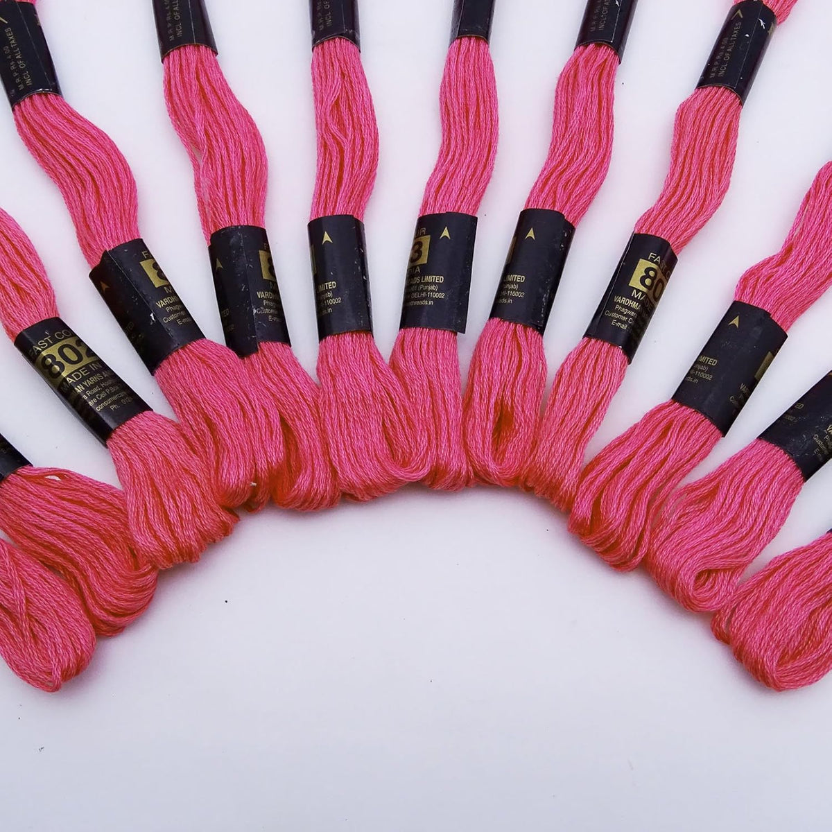 25 Pcs Pack Cotton Sewing Embroidery Thread Skeins Stitch Knitting Floss