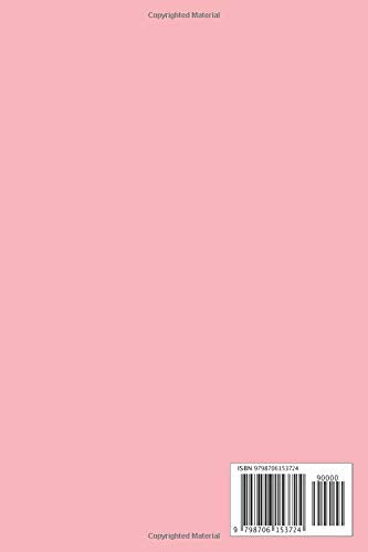 Peach Pink Notebook: 100 Page Heart Journal for Women