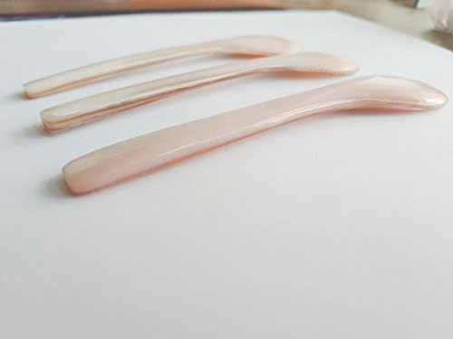 Mother of Pearl MOP Caviar Spoons Pink - Set of 10 pcs