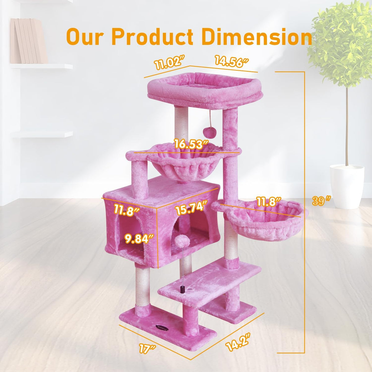 Cat Tree Cat Tower Condo Pet Activity Center Sisal Scratching Post
