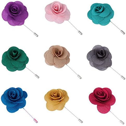 Gentleman's Essentials Premium Handmade Flower Lapel Pin Boutonniere