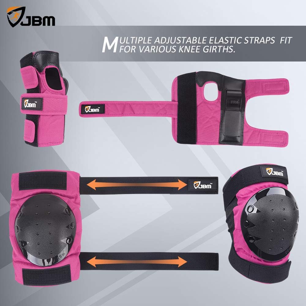 Adult & Kids Knee Pads Elbow Pads and Wrist Guards for Inline Skating, Roller Skating, Skateboarding, Scootering