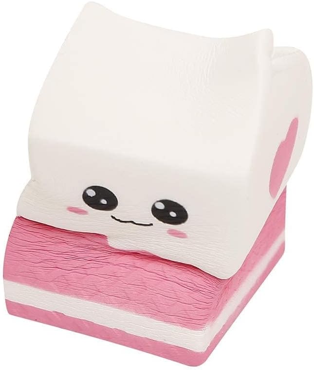 4.8" Jumbo Slow Rising Kawaii Squishie Milk Bag Scented Squishies Charms Decompress Toy 1 Pcs Color Random Stress Relief Kid's Toys