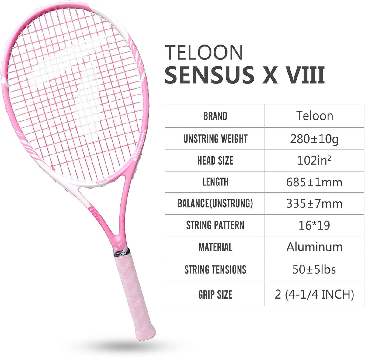 Tennis Rackets for Adults 2 pcs Recreational -27 inch Tennis Racquet for Men and Women College Students Beginner Tennis Racket.…