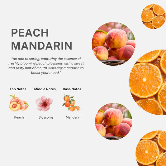 Peach and Mandarin Kitchen Mist Fragrance, 3.3 fl Ounces