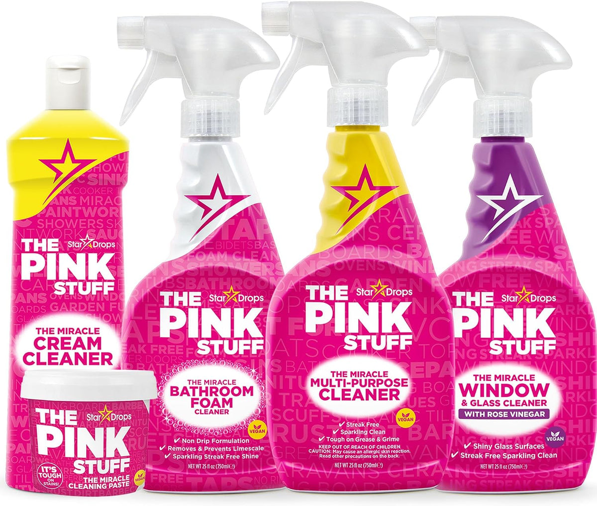 Stardrops Miracle Complete All-Purpose Home Cleaning Kit