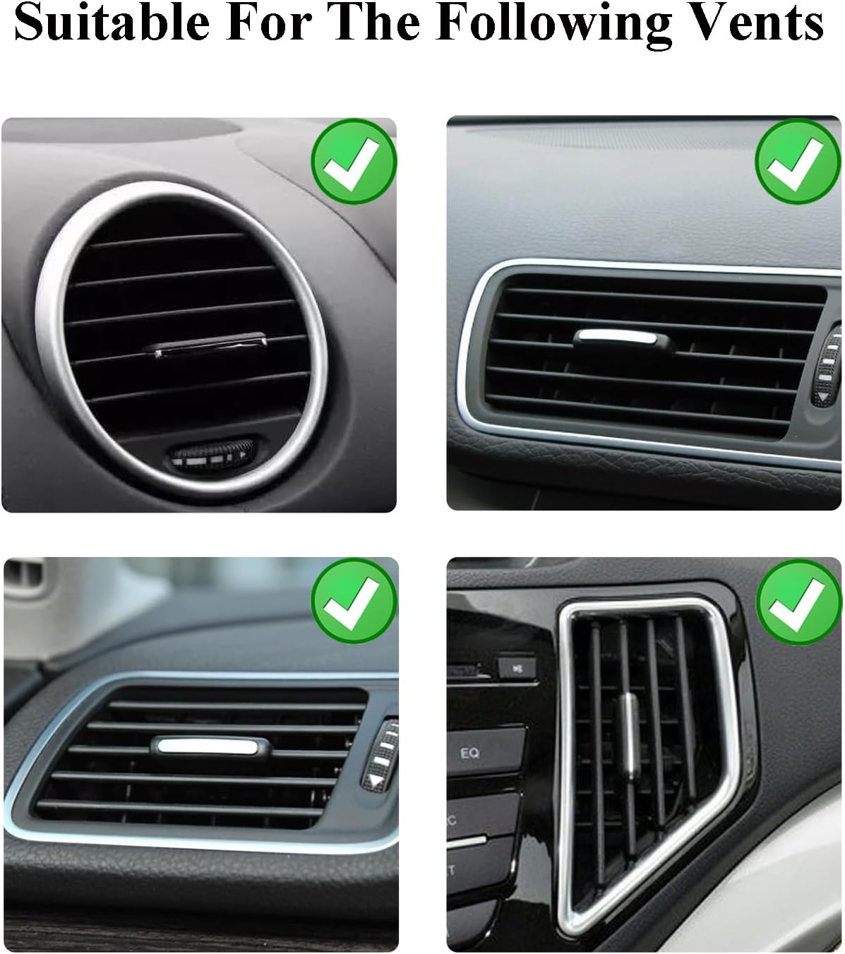ORIESSE Pink Car Accessories,Flower Car Air Freshener Vent Clips