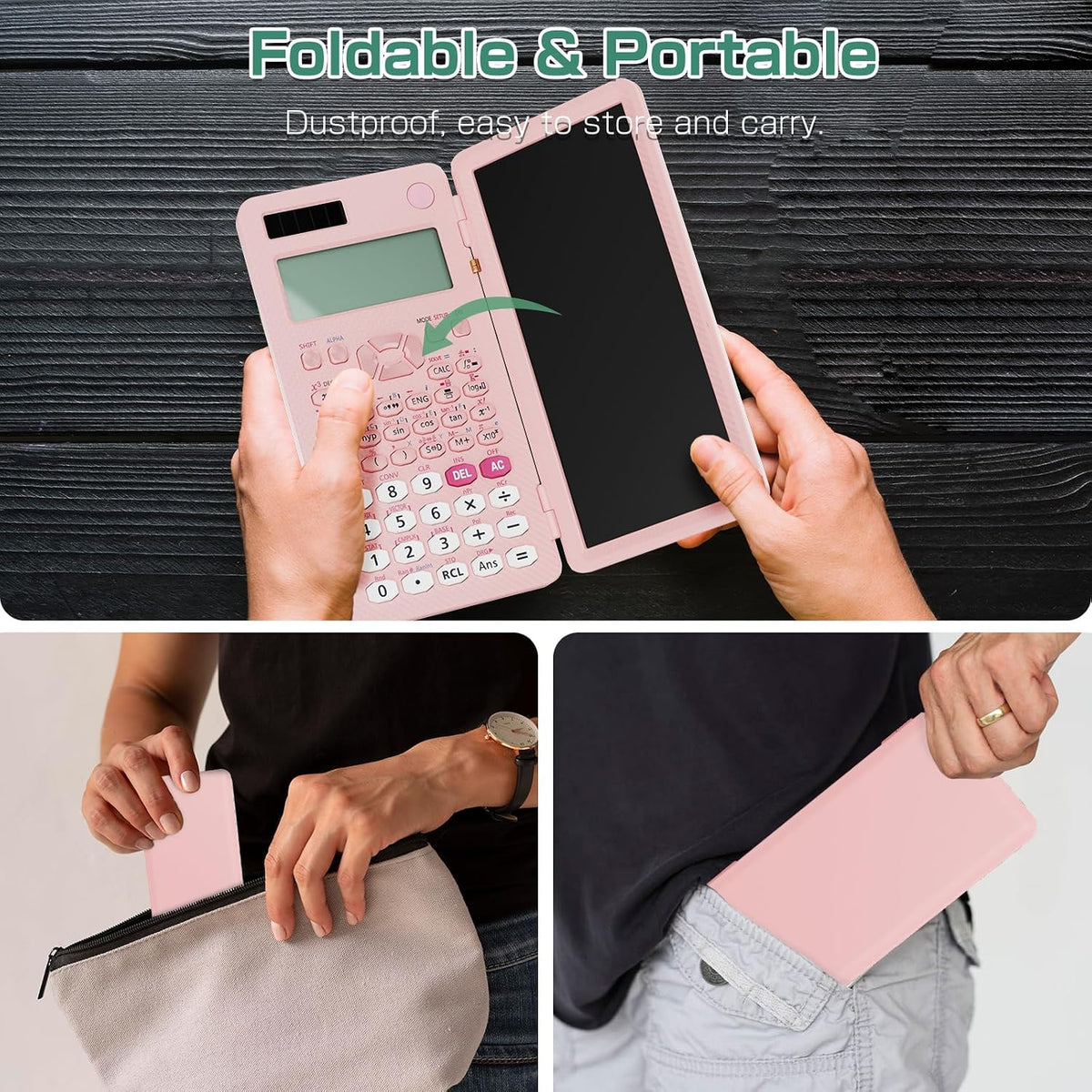 991ES MAX 417 Functions Scientific Calculators 4-Line Display with Notepad