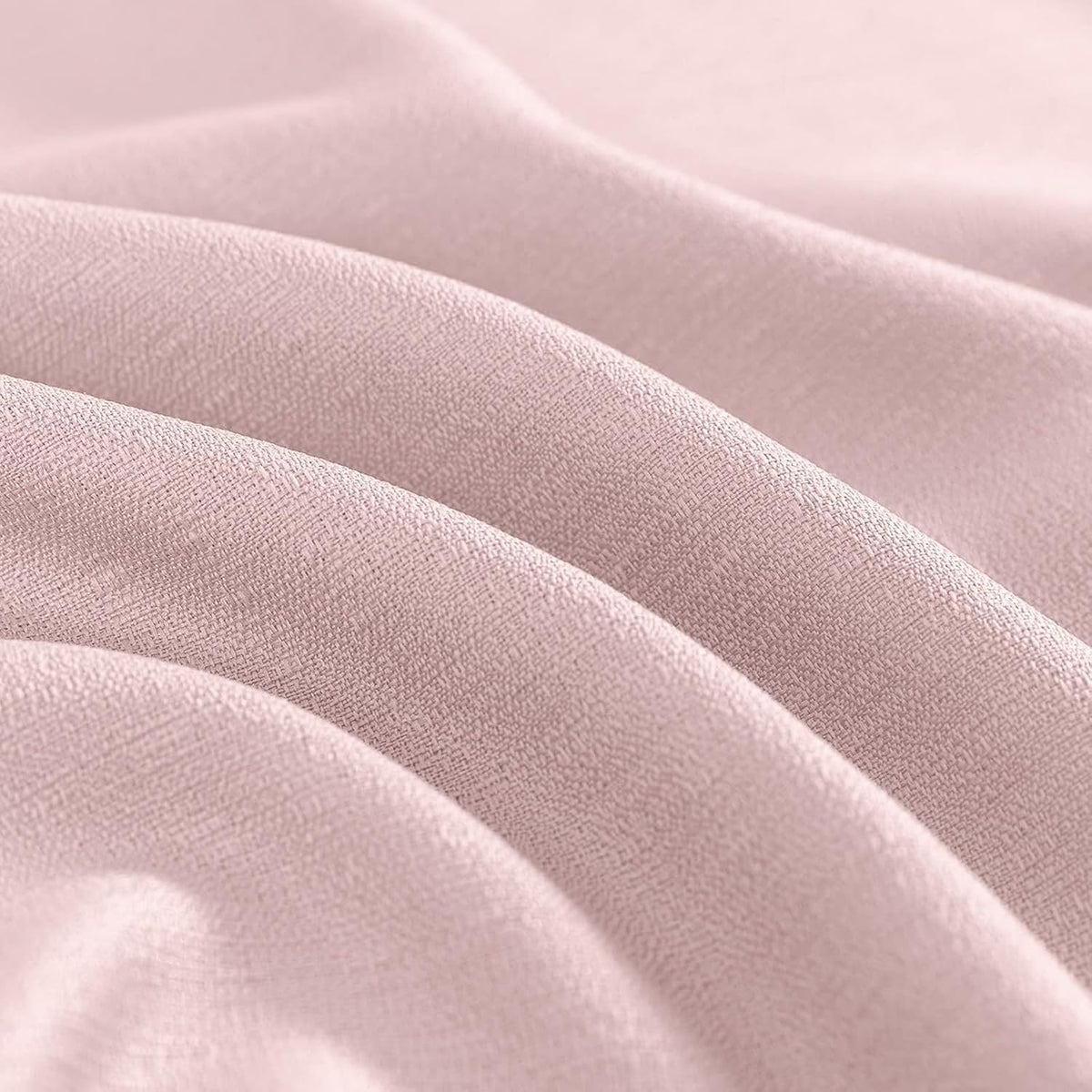 Pink Casual Weave Valance Curtains 18 Inches Rod Pocket 1 Panel
