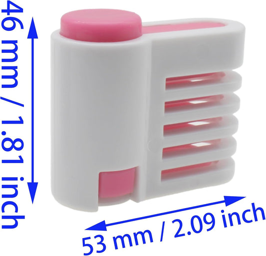 2 PCS Cake Leveler Slicer Plastic Cake Slice Fixing Tool Adjustable 5 Layers Bakeware Accessories for DIY Cake and Toast (Pink)