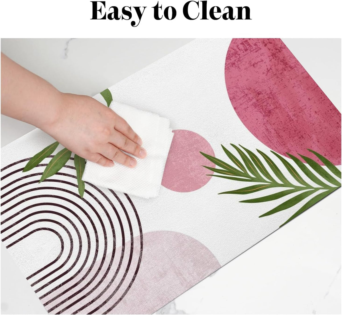 Dog Food Mats for Floors, Absorbent Dog Bowl Mat for Food and Water Dispenser, Quick Dry Cat Food Mat Pet Supplies