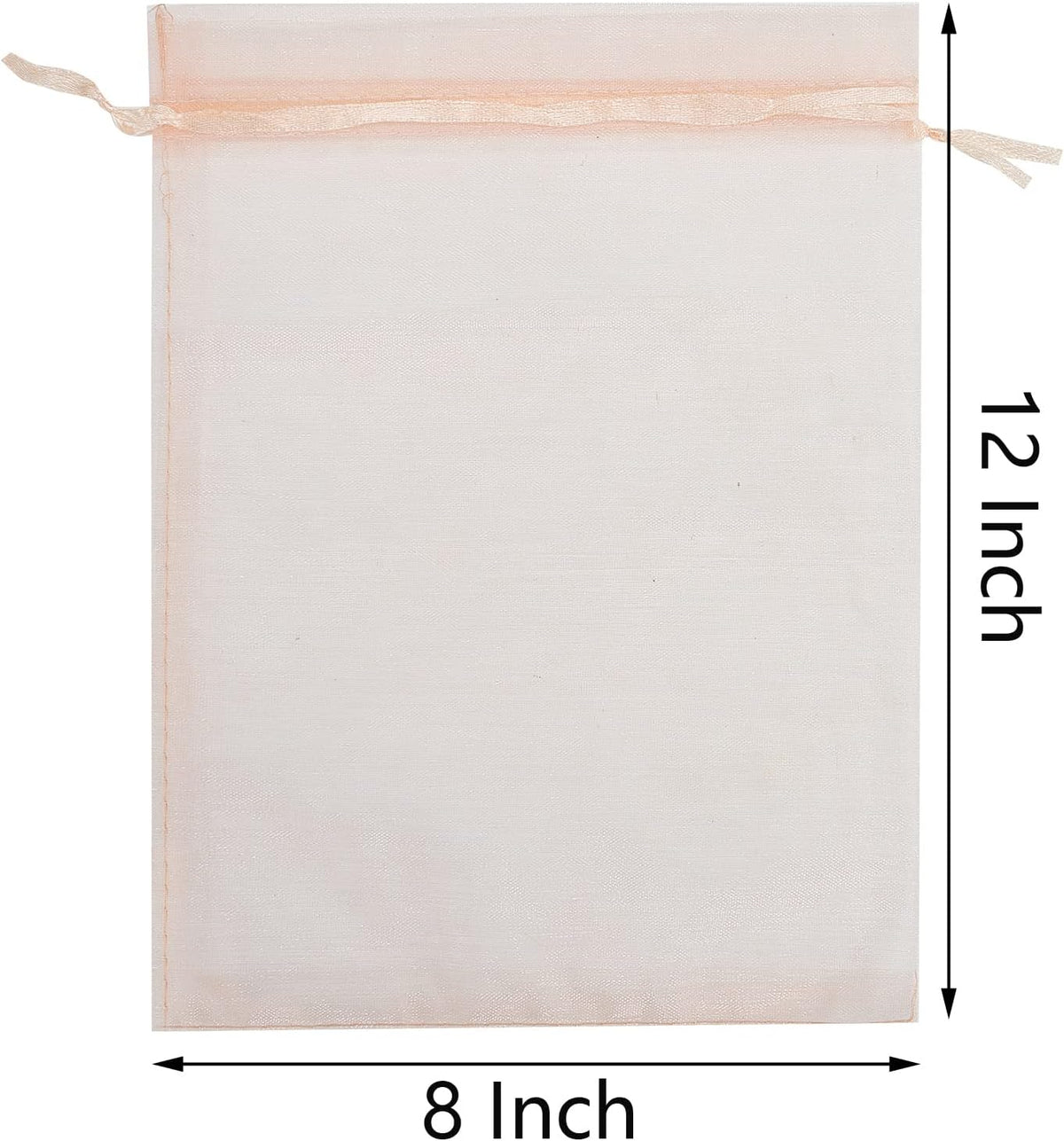 25 pcs 8x12 Inches Drawstring Organza Bags Wedding Party Favor Gift Candy Toys Makeup Pouches Gift Bag