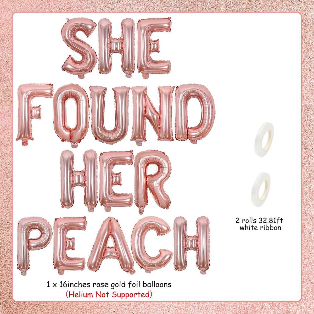 Peach Bachelorette Party Decor She Found Her Peach Decor Balloon Banner Where My Peaches At Banner Funny Peaches Balloon for Summer Fruit Bridal Shower Engagement Wedding Party