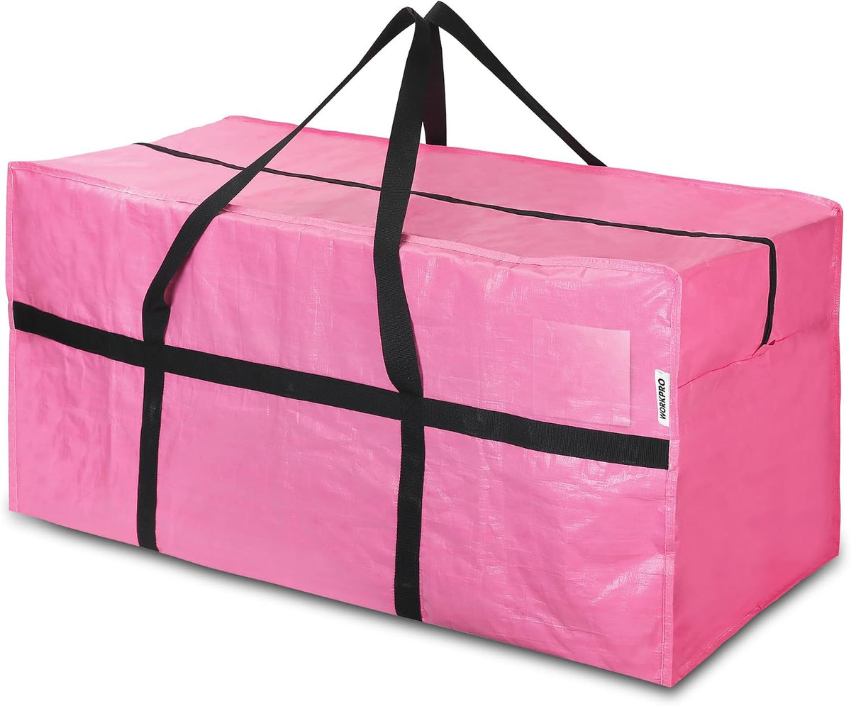 1-Pack 66 Gallon Extra Large Moving Bag with Zipper & Carry Handles